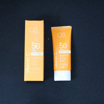 OG Beauty Vitamin C Sunscreen SPF 50 PA+++ - (1 Pc / 50Ml)