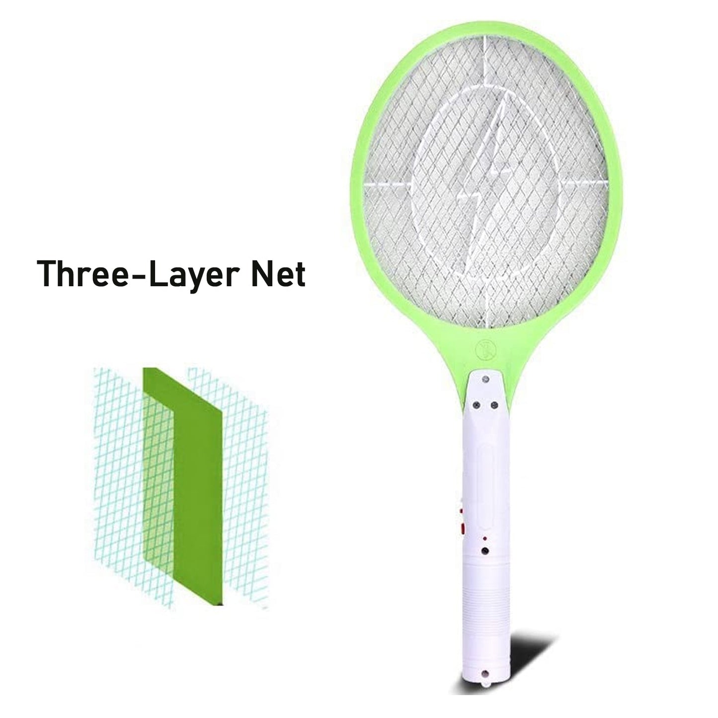 Rechargeable Mosquito Killer Racket Quality Assured, with cable)