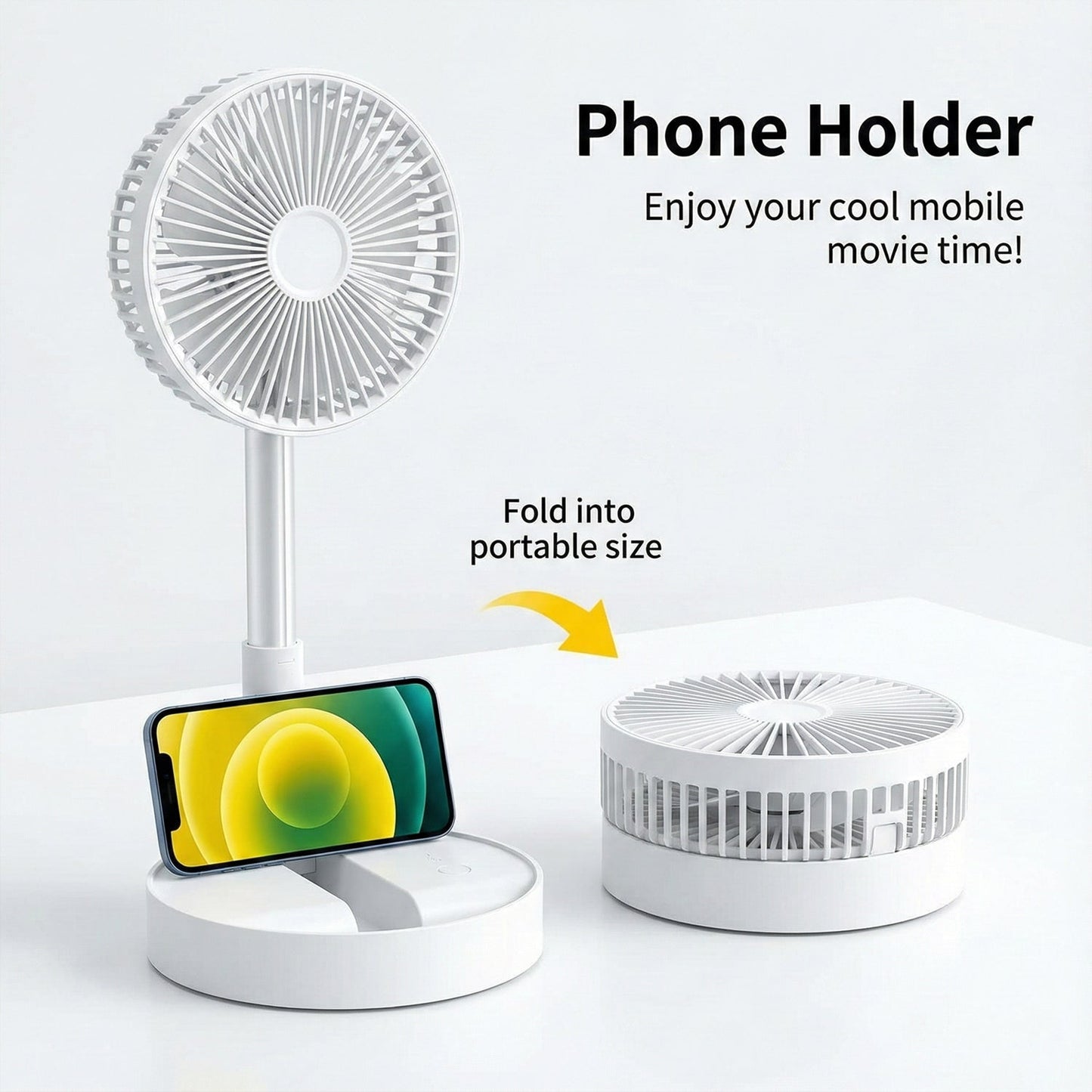 Portable Foldable Table Fan (1 Pc)