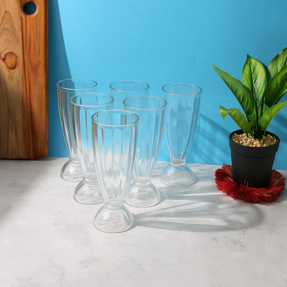 Apex Premium Dessert & Falooda Glasses (Approx 400ML / 6 Pc)