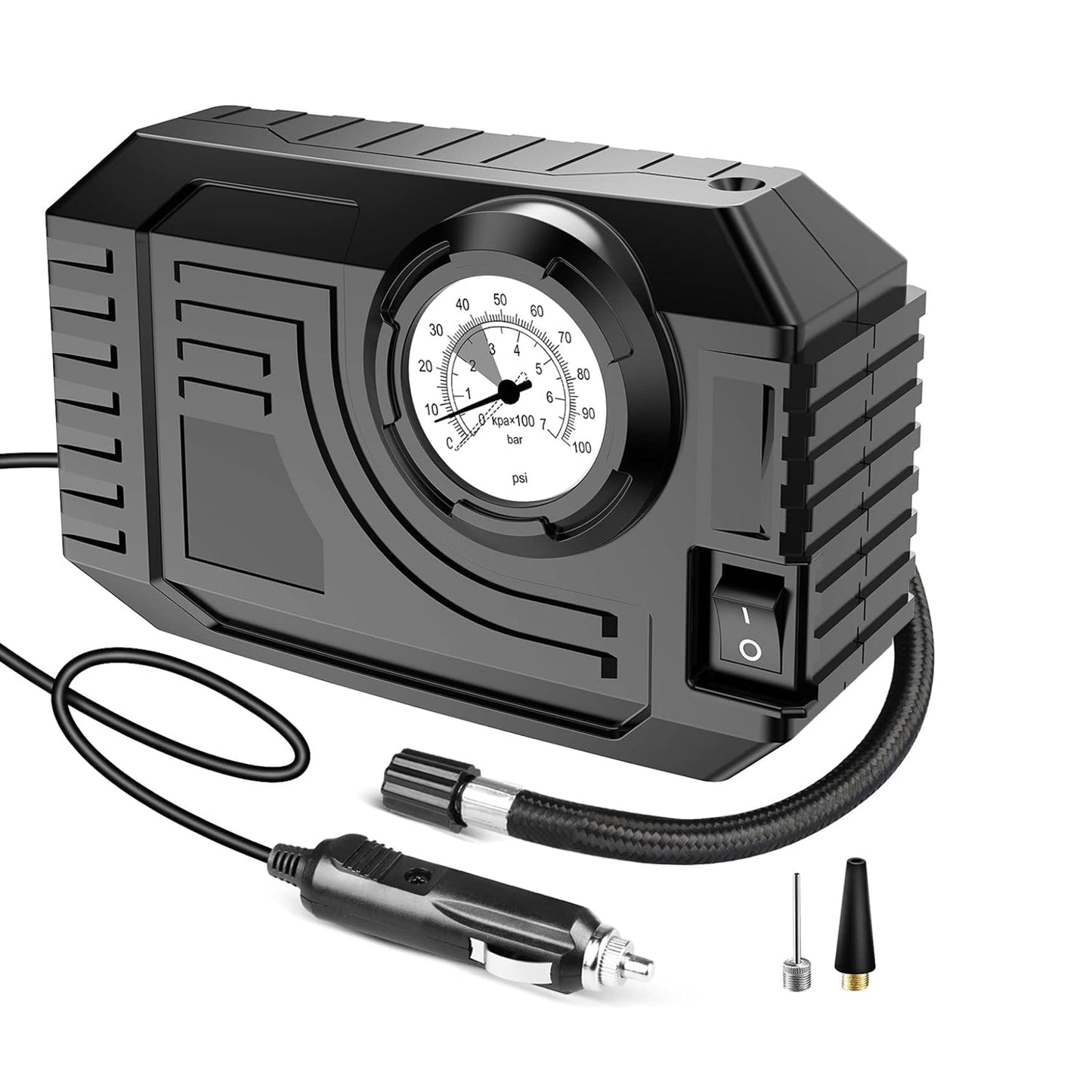 Tire Inflator Portable Air Compressor 12V Small Air Pump for Car Tires Bicycle Bike
