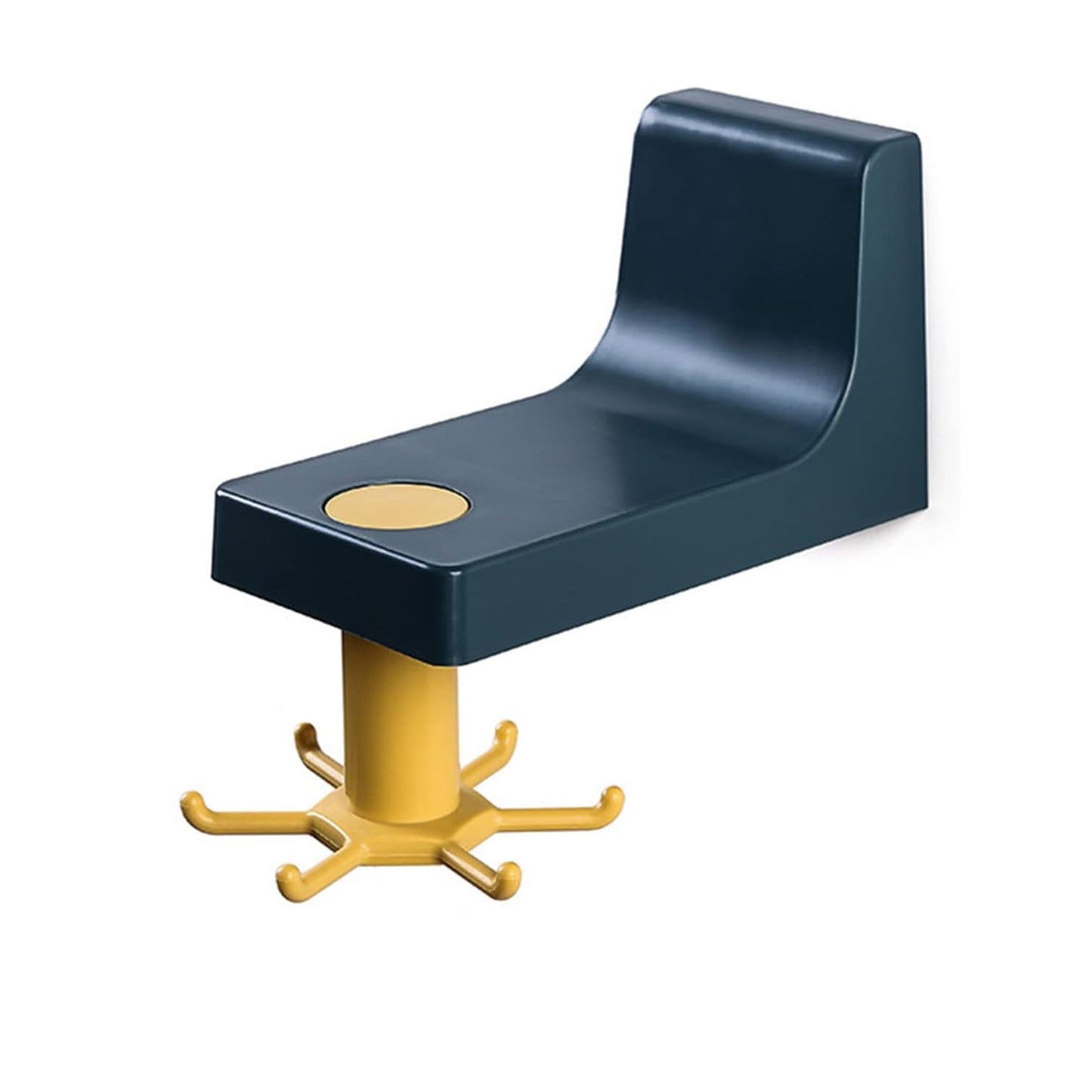 360 Degree Rotating Wall Hook Hanger with 6 Heavy Duty Hooks