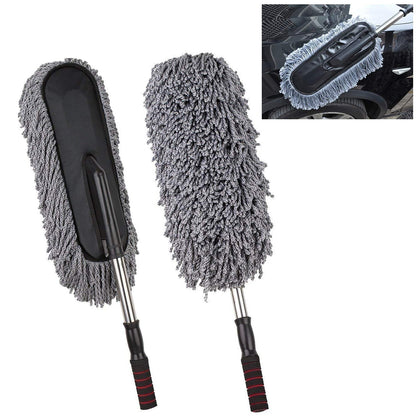 Car Duster, Long Retractable / Soft / Non-Slip / Handle