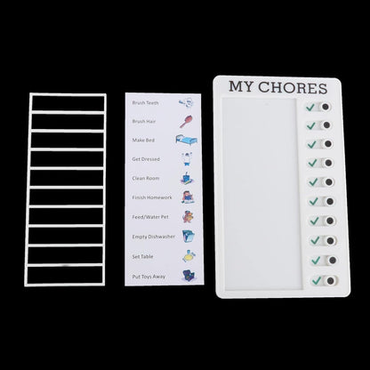 Portable Chores Note Board – Home Management Planning Memo Board (20×12 cm)