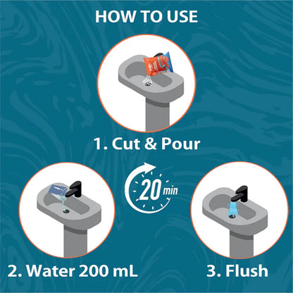 Pollic Kadam Powerful Drain Cleaner Sachet (50 Gm)