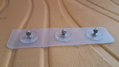 Adhesive Nails Wall Hooks (Screw Sticker / 3 Hook / 1 Pc / B Grade)