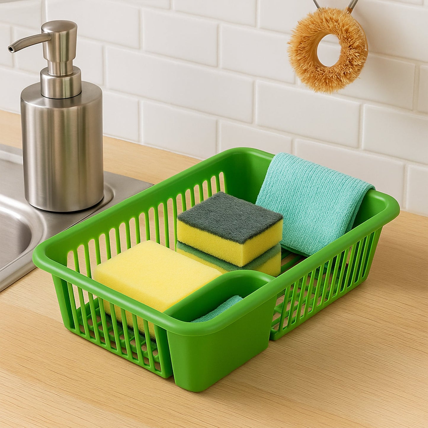 Multipurpose Plastic Kitchen Basket for Vegetables Fruits WashingOrganizer 43×30 cm