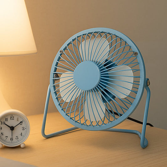 Big USB Table Desk Personal Metal Electronic Fan,  For Office, School Use (1 Pc)