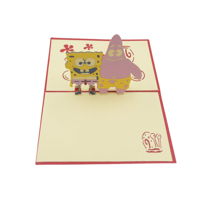 3D -Up Greeting Card (1 Pc): Birthday, Love, Christmas
