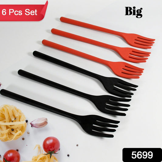 Silicone Flexible Forks, Silicone Cooking Fork (6 Pcs)