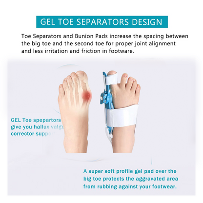 Adjustable Bunion Support Splint – Hallux Valgus Corrector for Men & Women
