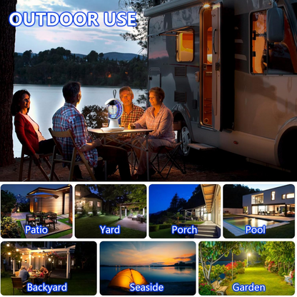 3-in-1 LED Lamp with Humidifier and Mosquito Repellent (1 Pc)