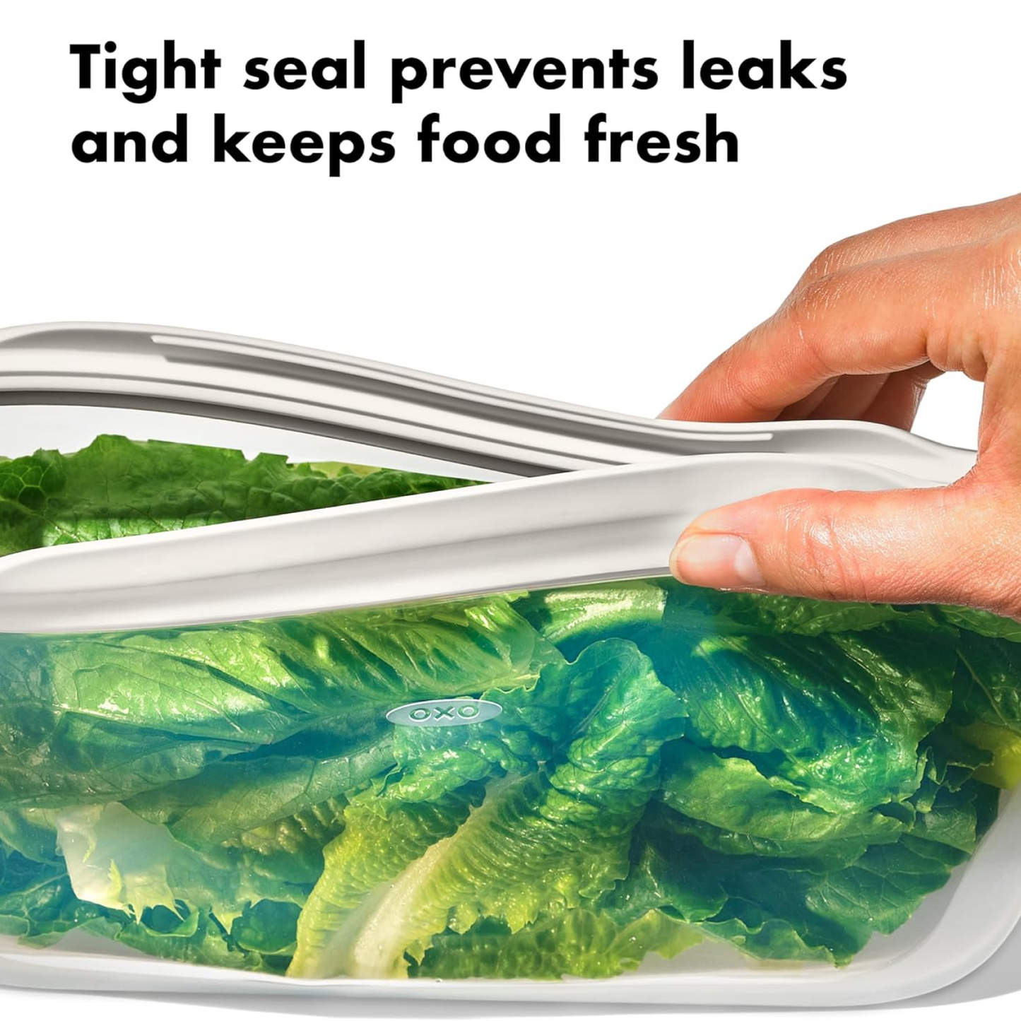Eco-Friendly Food Storage: Reusable Silicone Bags (3-Pack) - Leakproof & Safe