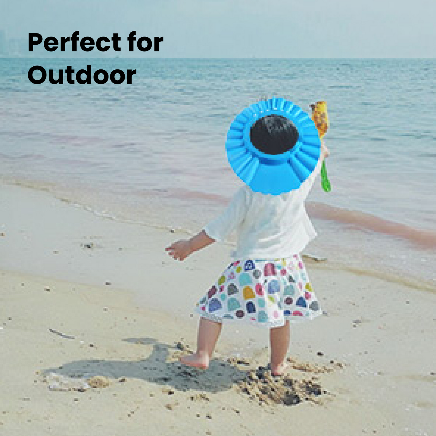 Soft Adjustable Baby Shower Cap – Splash-Proof Eye & Ear Protection for Bath Time