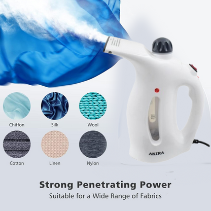 Portable Handheld Garment & Facial Steamer (1 Pc)