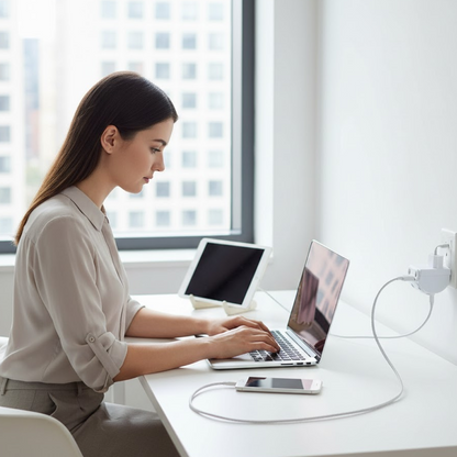 5-Way 2 Pin Multi-Plug Socket / Converter (1 Pc)