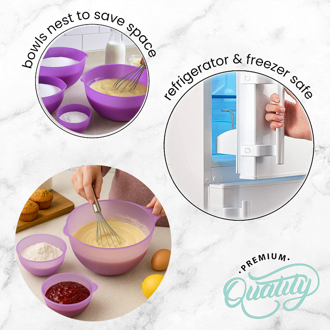 Apex Mix & Measure Prep Bowl Set – 3 Pieces