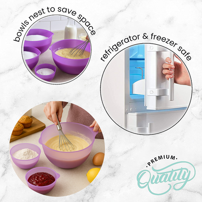 Apex Mix & Measure Prep Bowl Set – 3 Pieces