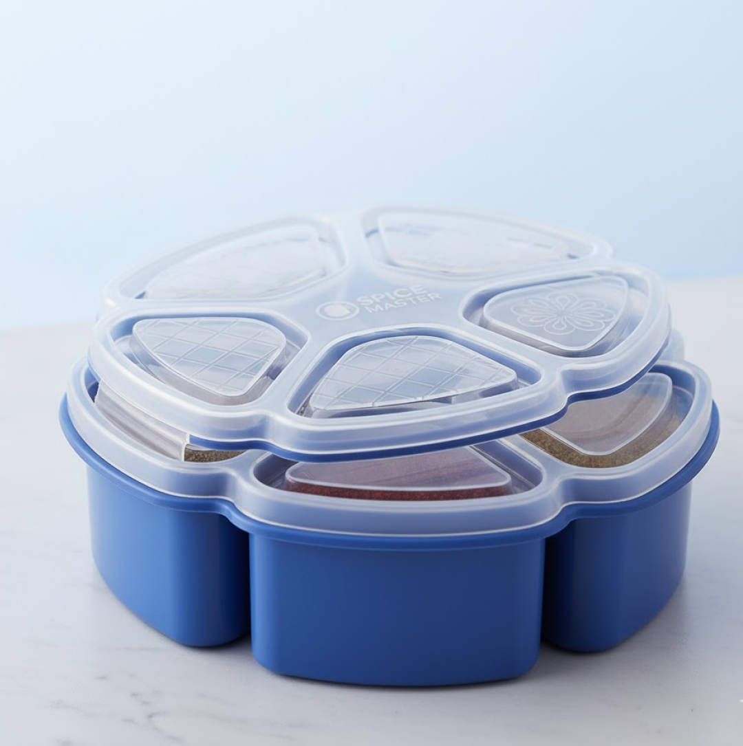 Versatile Kitchen Masala Box with Unique Design