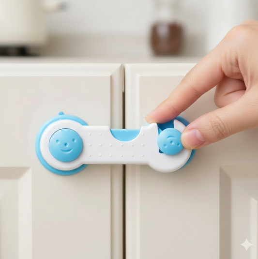 Child Safety lock  Proofing for Cabinet Toilet Seat Fridge Door Drawers ( 1 pc)