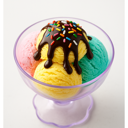 MODERN STYLE DESSERT & ICE CREAM BOWL PLASTIC 6PCS FOR HOME ,OFFICE,PARTY
