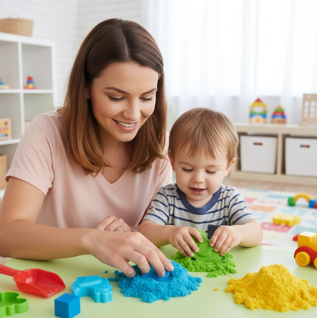 Kinetic Sand Kit – Soft Sand Clay for Kids' Activities