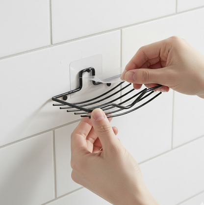 Wall Mount 2-Piece Soap Rack – Versatile Holder for Bathrooms & Homes