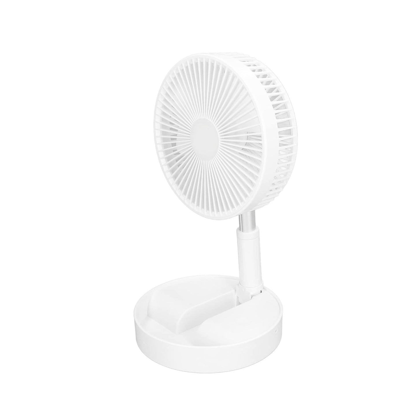 Telescopic Foldable Electric Desktop Fan – Adjustable & Portable
