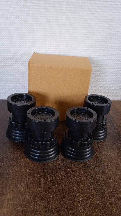 Heavy-Duty Adjustable Furniture Stand / Washing Machine Stand - (4 Pc / Set)