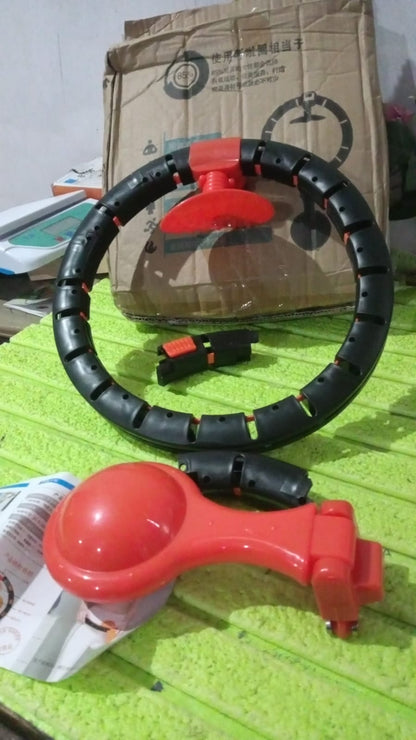 Fitness Hula Hoops with Spinning Ball and Intelligent Counter (1 Pc / With Brown Box)