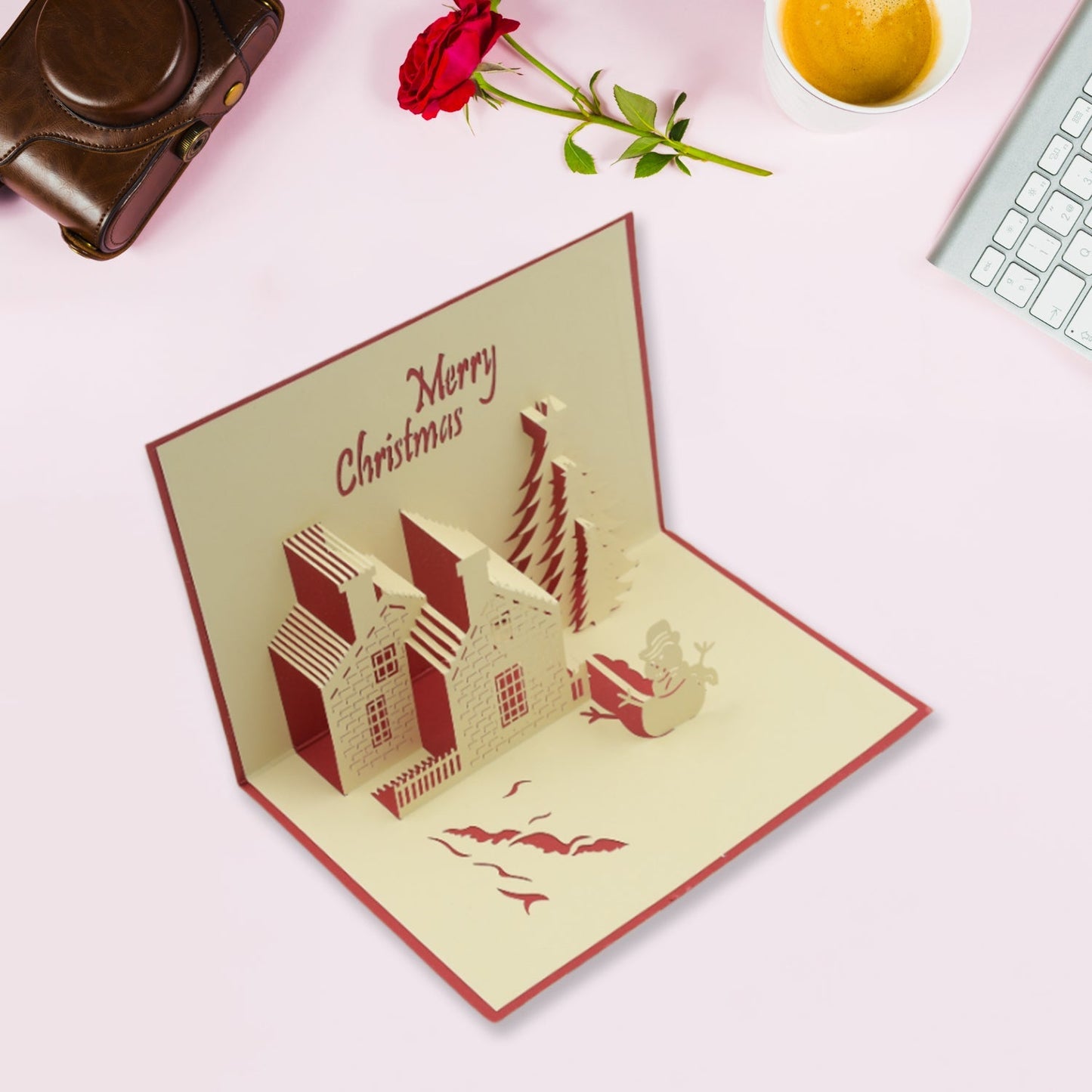 3D Paper Wish Card High-Quality Greeting Card for Birthday & Special Occasions
