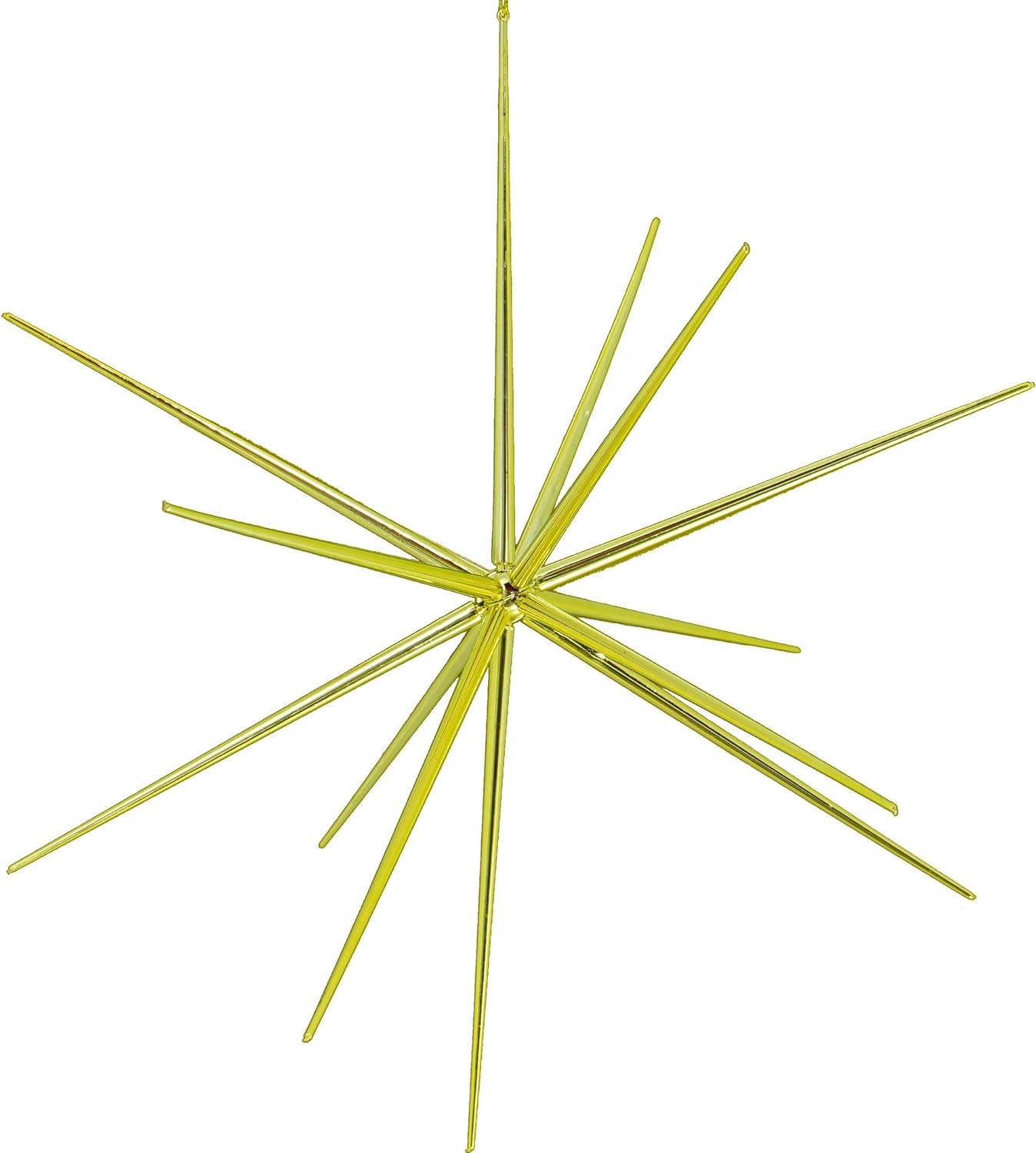 3D Gold Star Hanging Decoration Star, Acrylic Look Hanging Luminous Star
