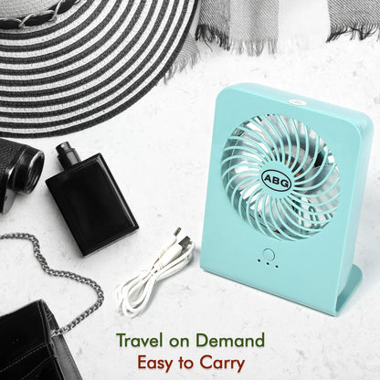 Portable Desk Fan – Big Table Fan (Battery Not Included)
