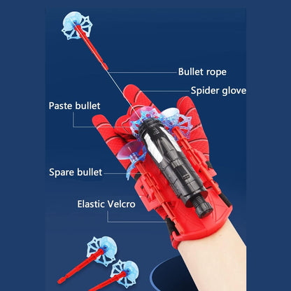 Web Shooter Toy for Kids – Glove Launcher Soft Dart Blaster