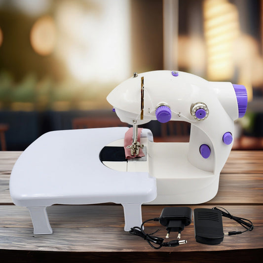Home Tailoring Sewing Machine With Extension Table Set,  Portable Stitching Machine