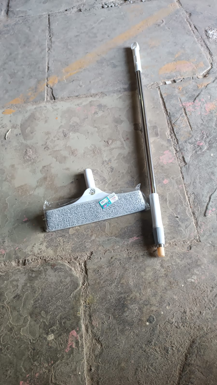 Dustpan, Kitchen Wiper, Window Cleaning Squeegee Tool & Broom Brush, (4 Pcs Combo)