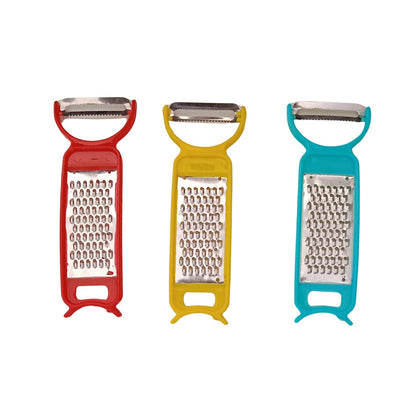3-in-1 Peeler, Grater & Cutter Set for Kitchen (12 Pc Set)