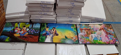 Multipurpose Writing Homework Table with Cartoon Print (1 Pc / Mix Design)