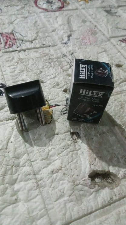 2 Pin 4 Amp Plug Converter, Plug Adapter With Color Box (1 Pc )