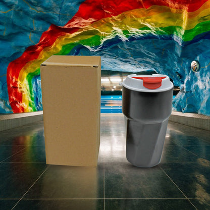 Thermal stainless steel mug