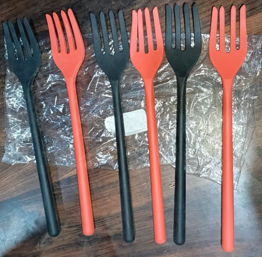 Silicone Flexible Forks, Silicone Cooking Fork (6 Pcs)