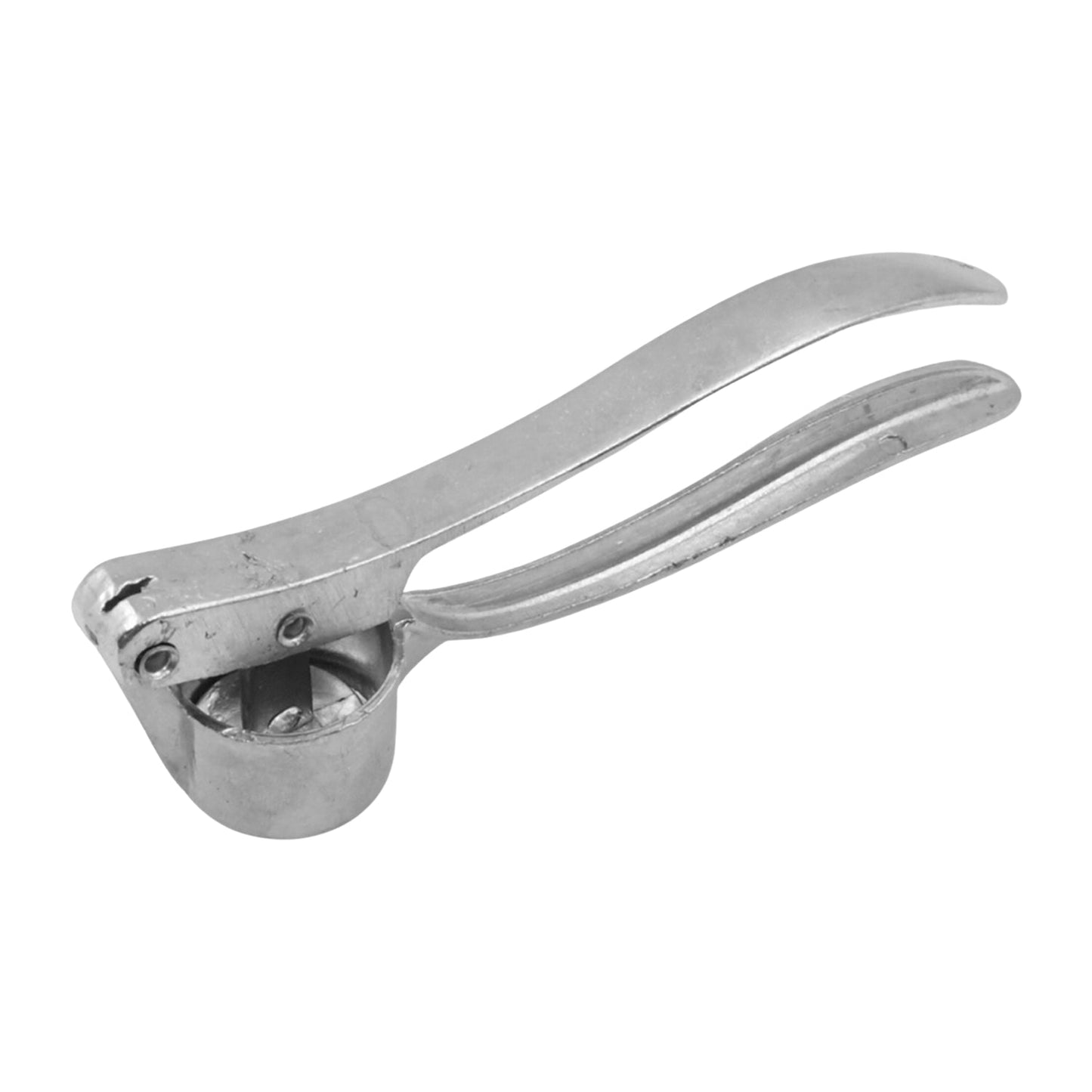 Crush Garlic with Ease: Lightweight Aluminum Garlic Press (1 Pc)