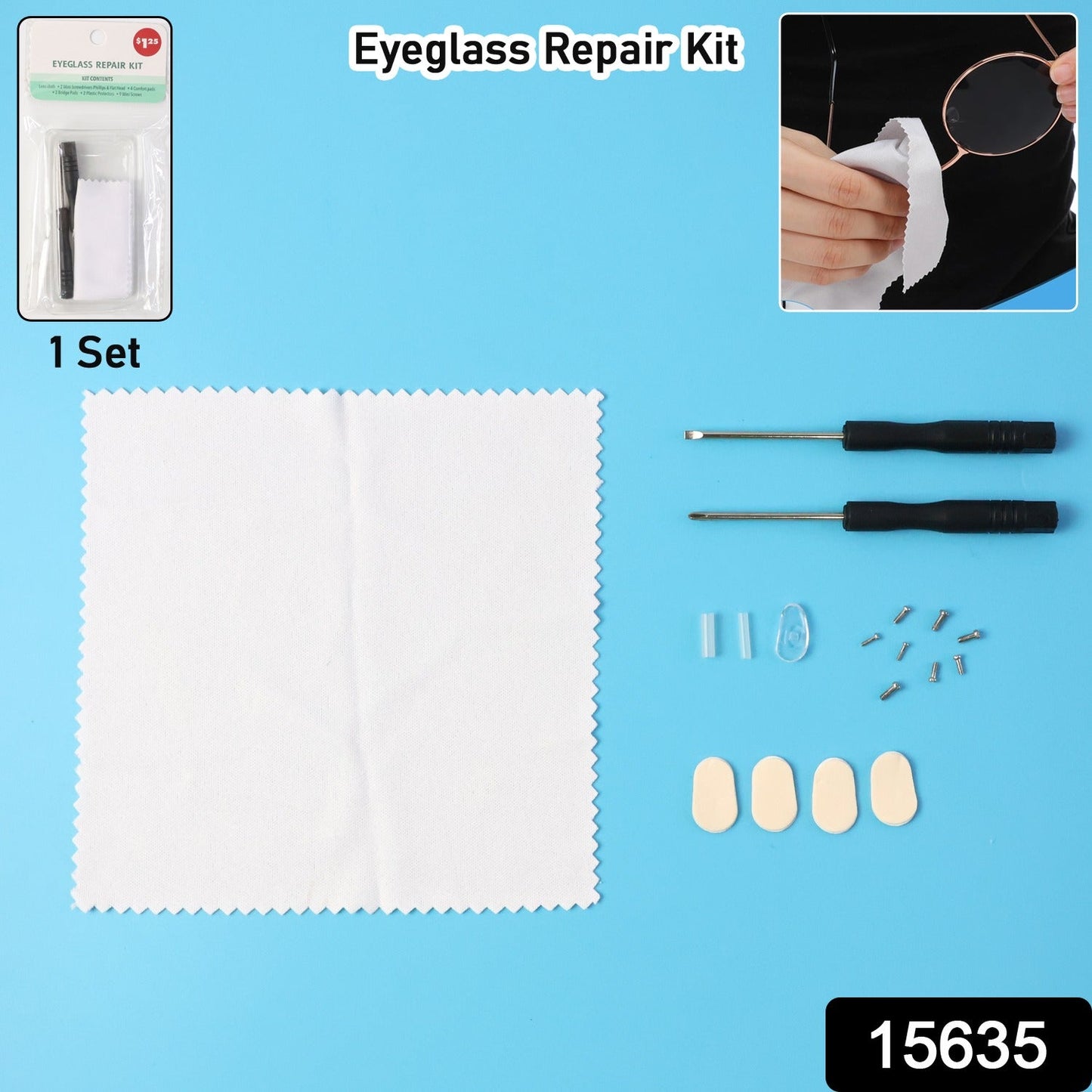 Eyeglass Repair Kit (1 Set)