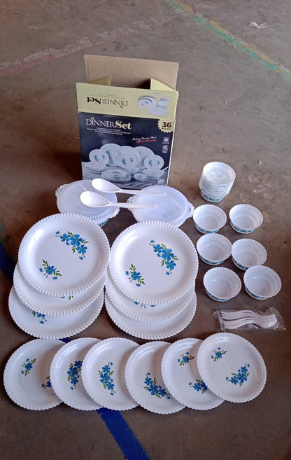Plastic Premium Dinner Set (36 Pc)