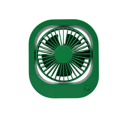 Portable USB Fan Rechargeable 2-Speed 180° Rotating Quiet Personal Fan