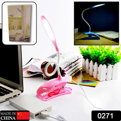 Desk Lamp Adjustable Gooseneck USB Rechargeable 3 modes