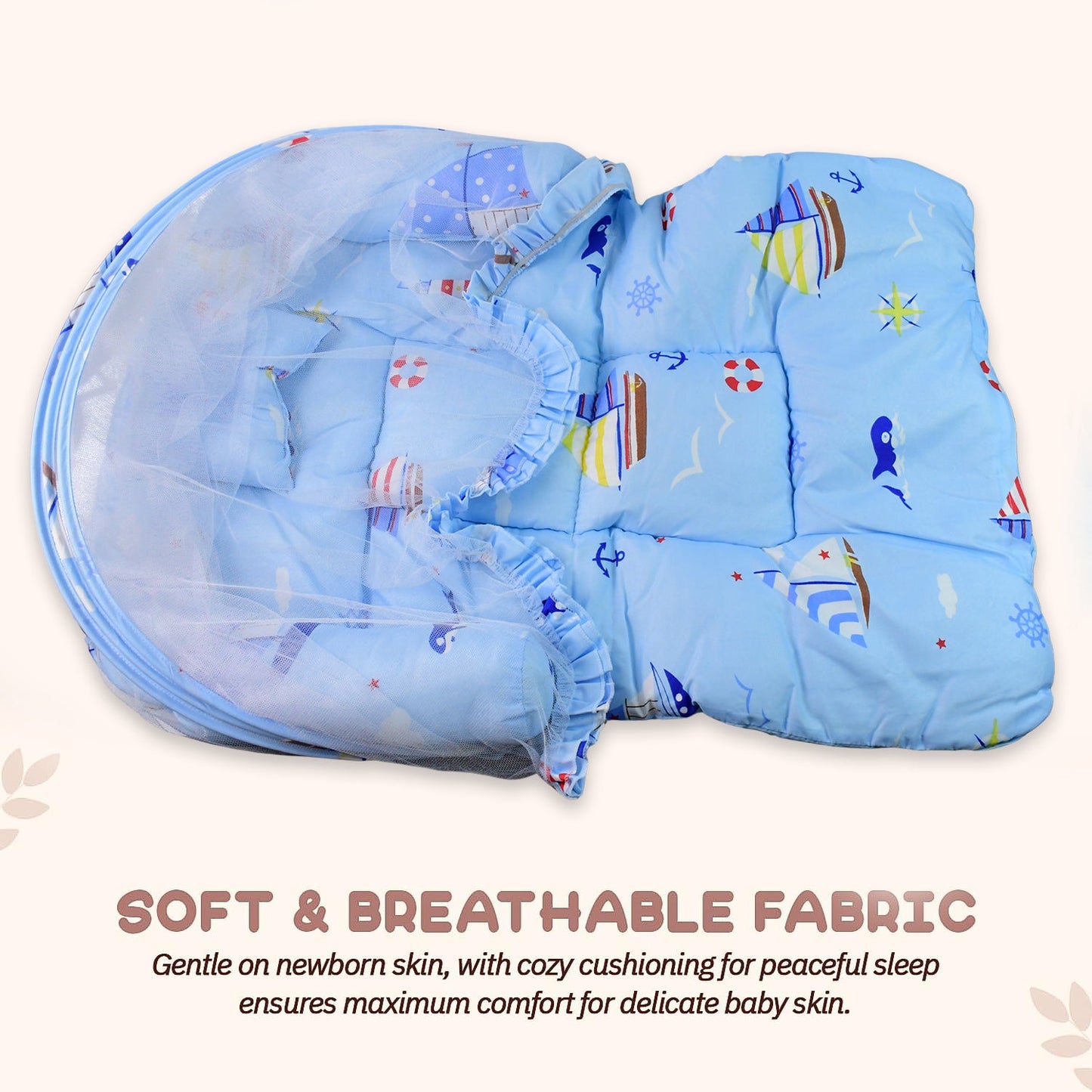 Multipurpose Baby Play Gym and Sleeping Mat (Mix Design / 1 Pc)