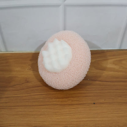 Premium Soft Exfoliating Round Bath Scrubber (1 Pc)