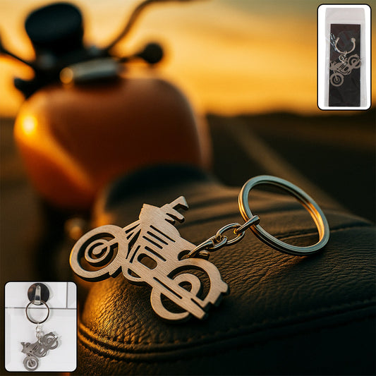 Moto Charm Keychain