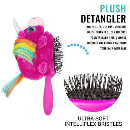 Kids Unicorn Plush Hair Brush - (1 Pc)